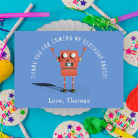 Anniversaire de enfant robot Red 3D