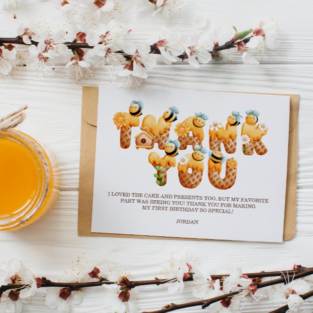 Carte De Remerciements Anniversaire de la bière douce (Créateur téléchargé)