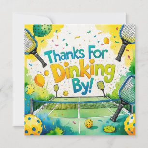 Carte De Remerciements anniversaire de Pickleball