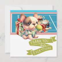 Anniversaire du chien de tennis