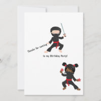 Anniversaire Ninja