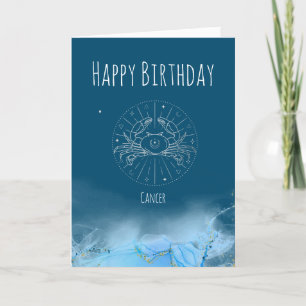 Carte De Remerciements Anniversaire personnalisé zodiaque étoile signe ma
