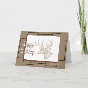 Carte De Remerciements Anniversaire-personnaliser de Whitetail