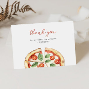 Carte De Remerciements Anniversaire Pizza