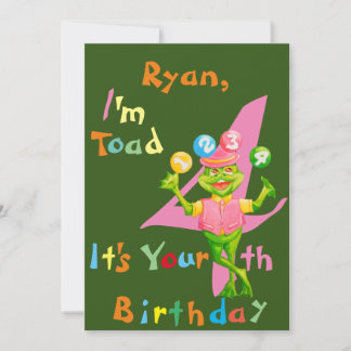 Carte De Remerciements AnniversairePersonnaliséGreetingcardfora quatre an