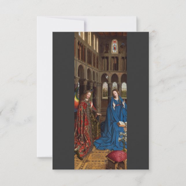 Carte De Remerciements Annonce par Jan van Eyck (Devant)
