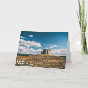 Carte De Remerciements Anta do Tapadao Dolmen. Ruines néolithiques en Cra