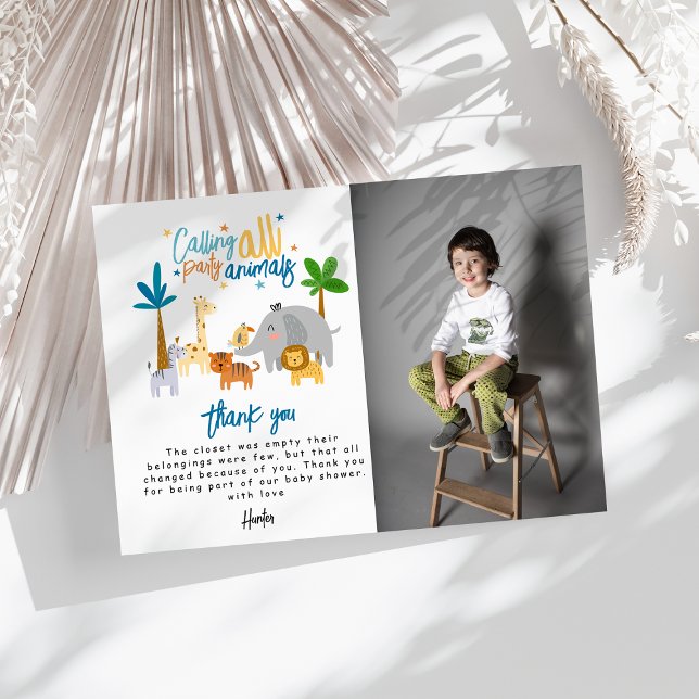 Carte De Remerciements Appel à tous les fêtards Fête d'anniversaire (Créateur téléchargé)