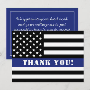 Carte De Remerciements Appréciation de l'agent de police sur mesure