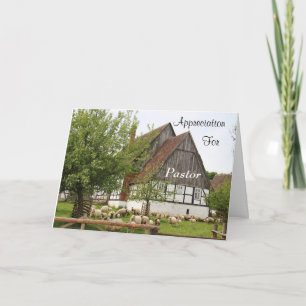 Carte De Remerciements Appréciation - pour Pasteur