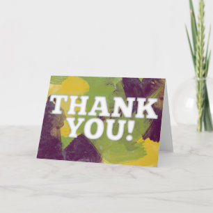 Carte de remerciements aquarelle
