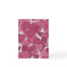 Aquarelle Coeurs Valentine