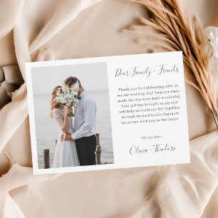 Carte De Remerciements Aquarelle de Protea autochtone Boho floral Botaniq