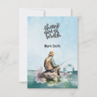 Aquarelle du pêcheur