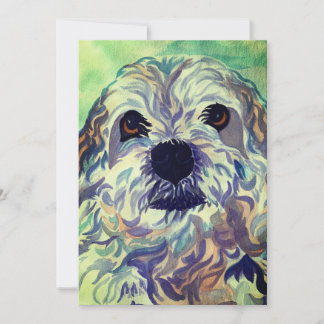 Carte De Remerciements Aquarelle Lhasa Apso