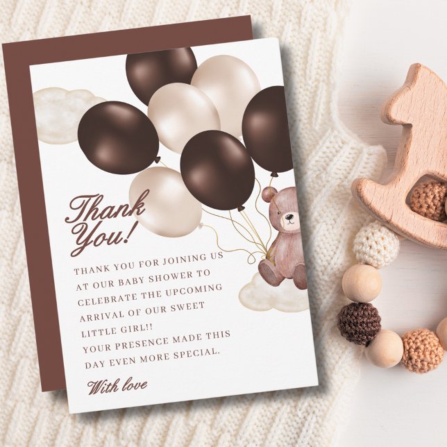 Carte De Remerciements Aquarelle on peut attendre baby shower garçon (Créateur téléchargé)