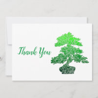 Arbre Abstrait de bonsaï vert
