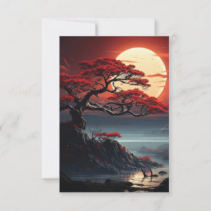 Carte De Remerciements Arbre bonsaï