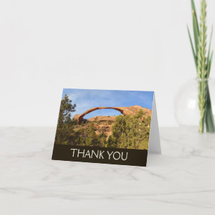 Carte De Remerciements Arc de paysage au parc national des Arches