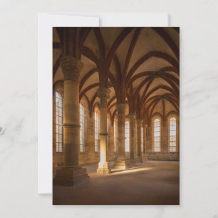 Carte De Remerciements Architecture du cloître d'Abbaye Allemagne