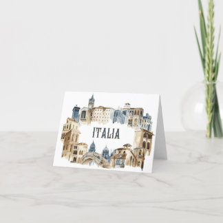 Carte De Remerciements Architecture en Italie
