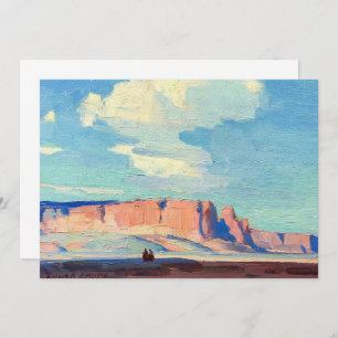 Carte De Remerciements Arizona Clouds par Edgar Payne
