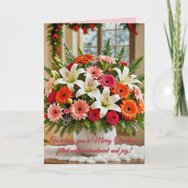Carte De Remerciements Arrangement floral (Devant)