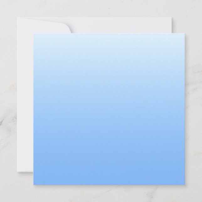 Carte De Remerciements Arrière - plan bleu pâle (Devant)