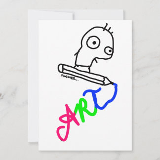 CARTE DE REMERCIEMENTS ART
