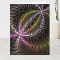 Art abstrait brillant tripant coloré 3D fractal
