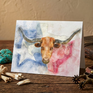 Carte De Remerciements Art d'impression à l'aquarelle représentant une va