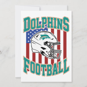 Carte De Remerciements Art - Miami Dolphins Classic