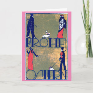 Carte De Remerciements Art Nouveau