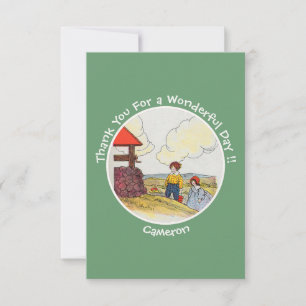 Carte De Remerciements Articles de fête d'anniversaire Jack et Jill de Mo