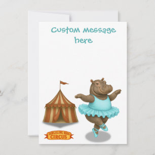 Carte De Remerciements Artiste de cirque Helene
