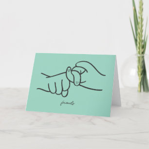 Carte De Remerciements ASL Friends Card - American Sign Language Design