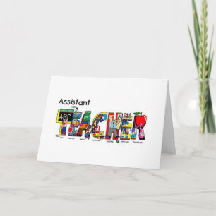 CARTE DE REMERCIEMENTS ***ASSISTANT DE L'ENSEIGNANT***MERCI ET JOYEUX NOË