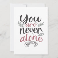 Assurance divine - Joshua 1:9 Christian Design