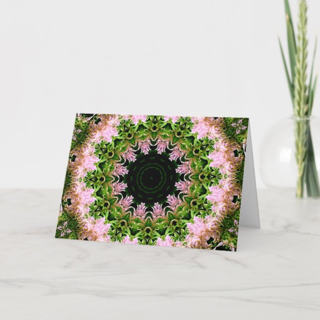 Carte De Remerciements Astilbe Wreath (Devant)