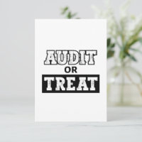 Audit ou traitement - Comptable drôle Halloween