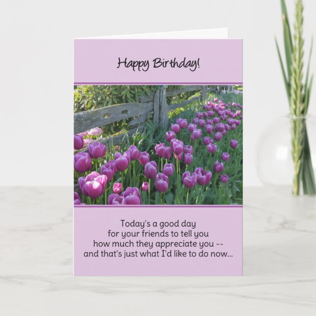 Carte De Remerciements Aujourd'hui, c'est une bonne journée pour que vos  (Devant)