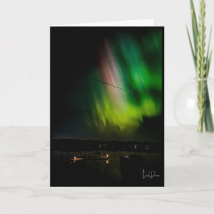 Carte De Remerciements Aurora Serenade au Minnesota Starry Shore