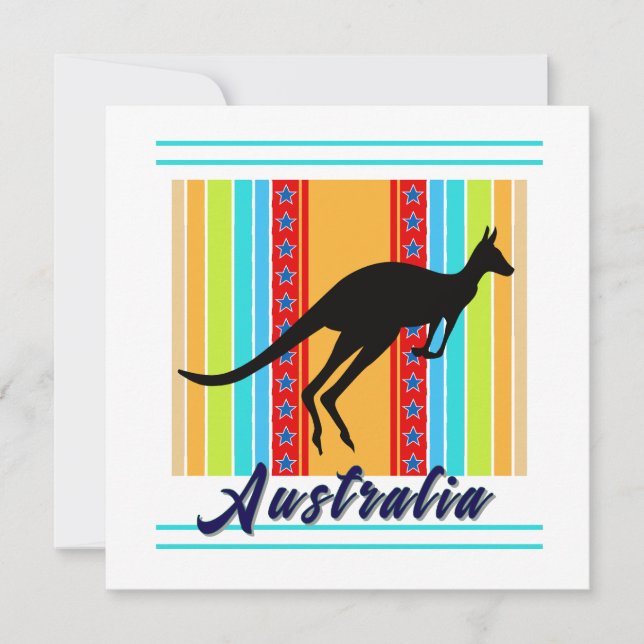 Carte De Remerciements Australie (Devant)