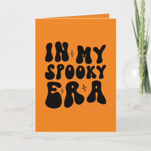 Carte De Remerciements Automne Vintage Dans Mon Ère Sombre Rétro Hallowee