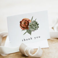 AVA Boho Terracotta Floral Succulent Désert