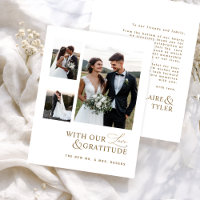 Avec Amour et Gratitude Photo, Noces d'Or