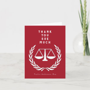 Carte De Remerciements Avocat