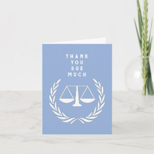 Carte De Remerciements Avocat créatif
