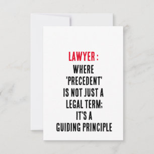 Carte De Remerciements Avocat Lorsque "précédent" n'est pas seulement un 