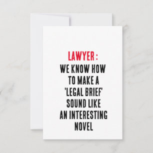 Carte De Remerciements Avocat Nous savons comment faire un "dossier jurid